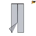 Produktbild: Apalus VP Fliegengitter Tür 90x210 cm Magnet Klett 3,8 cm