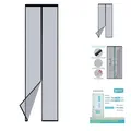 Produktbild: Apalus VP Fliegengitter Tür 90x210 cm Magnet Insektenschutz Klett