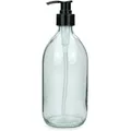 Produktbild: Seifenspender 500ml aus Glas klar Lotionsspender Pumpspender für Shampoo Creme