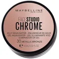 Produktbild: 2 X MAYBELLINE NEW YORK FACE STUDIO CHROME GEL HIGHLIGHTER  - 30 METALLIC BRONZE
