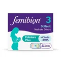 Produktbild: Femibion® 3 Stillzeit Nahrungsergänzung, Cholin, DHA, Folsäure Plus⁶