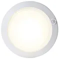 Produktbild: Northpoint LED Akku Sensorleuchte Deckenleuchte rund 18 cm Unterbauleuchte USB mit Bewegungsmelder Dämmerungssensor 30s Timer Montagematerial