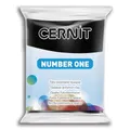 Produktbild: CERNIT CE0900056100C - Block Modelliermasse (Polymer) NUMBER ONE, ofenhärtend, sofort gebrauchsfähig, 56g, für DIY, Schmuck, Figuren, für Einsteiger und Hobbykünstler, Schwarz, 1 Stück