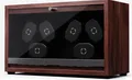 Produktbild: Klarstein Uhrenbeweger für Automatikuhren, Automatik-Uhrenbeweger für 6 Uhren, Automatikuhr Uhrenbeweger mit Acryl-Tür, Automatischer Uhrenbeweger, Blaue LEDs, Watch Winder mit 4 TPD Einstellungen