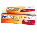 Produktbild: FeniHydrocort Creme 0,5 %, Hydrocortison 5 mg/g, , wirksam bei Hautentzündungen