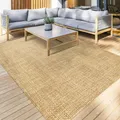 Produktbild: Outdoor-Teppich Ella 2 Farben langlebig & witterungsbeständig Beige 80 x 150 cm