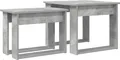 Produktbild: vidaXL Kaffeetisch Set 2 stk. Beton Grau 50 x 52 x 42 cm Holzwerkstoff