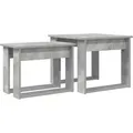 Produktbild: Vidaxl Coffee Table Set 2 Pcs Concrete Grey 50 X 52 X 42 Cm