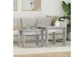 Produktbild: vidaXL Couchtisch, Kaffeetisch Set 2 pcs Beton Grau Holzwerkstoff