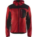 Produktbild: BLAKLÄDER® Strickjacke 4930, mit Softshell, rot/schwarz 49302117 , 1 Stück, Größe: 3XL