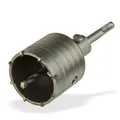 Produktbild: SDS Plus Bohrkrone Dosenbohrer Dosensenker Lochsäge Bohrer Ø 65mm Länge 72mm