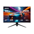 Produktbild: ODYS Q27-X Curved Gaming Monitor – 27 Zoll (69 cm) WQHD 2560×1440, 180Hz, 1ms MPRT, 1500R Curved VA Panel, HDR, 2× HDMI 2.1, 2× DisplayPort 1.4 – Gaming & Home Office Monitor