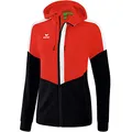 Produktbild: Erima Damen Squad Trainings Jacke (1032056), rot/schwarz/weiß, 34