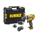 Produktbild: DeWALT Akku-Bohrschrauber DCD703NT, 12 Volt ohen AKku und Ladegerät + 4 Köpfe