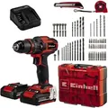 Produktbild: Te-cd 18/40 Li-i +64 (2x2,0Ah) Akku Schlagbohrschrauber Set inkl. Koffer - Einhell