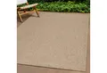 Produktbild: the carpet Teppich Kansas, rechteckig, Höhe: 1 mm, moderner robuster In und Outdoor Teppich Jute Look