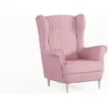 Produktbild: E-meubles - Gepolsterter Samtsessel - Loungesessel - Samtsessel für Wohnzimmer oder Schlafzimmer - Sessel - Rose (Manila 09)