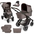 Produktbild: ABC Design Kinderwagen Salsa 5 Air Nature - 2in1 Kombi-Kinderwagen ab Geburt mit Luftreifen, Federung & großer Babywanne