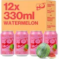 Produktbild: XO Watermelon Lemonade (12 x 330 ml) | erfrischend, natürlich, ballaststoffreich | 6 g pflanzliche Präbiotika | wenig Zucker & Kalorien