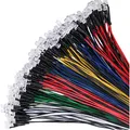 Produktbild: Prewired LED 100 Stueck 12V 5mm mit 20cm Kabel 5 Farben Dioden verkabelt