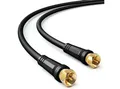 Produktbild: deleyCON deleyCON 1m SAT TV Antennenkabel Koaxial Kabel HDTV 4-fach Schirmung SAT-Kabel