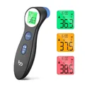 Produktbild: Fieberthermometer Schwarz DET-306 Infrarot 32-43 C LCD 1 Sekunde Baby Kinder