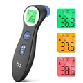 Produktbild: Fieberthermometer kontaktlos Stirnthermometer Infrarot digital Baby Kind Schwarz