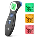 Produktbild: Stirnthermometer Infrarot digital Fieberalarm kontaktlos Messgeraet Erwachsene