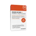 Produktbild: N1 Eisentabletten 30 mg gegen Eisenmangel + Vitamin C und Folsäure