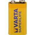 Produktbild: VARTA Superlife, Batterie, (1 Stück, E-Block (9-Volt-Block)) - Weiß