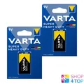 Produktbild: 2 Varta Super Heavy Duty Zink-Kohle 9V Batterie E-Block 6F22 10