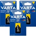 Produktbild: 3 x Varta Super Heavy Duty E-Block 9 V 6F22