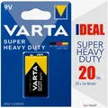 Produktbild: 20 x VARTA SUPER HEAVY DUTY 9V-Batterien