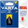 Produktbild: 8 x VARTA SUPER HEAVY DUTY 9V-Batterien