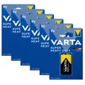 Produktbild: 6x Varta Super Heavy Duty 9V E Block 6LP3146 MN 1604 4922 Zink Kohle Batterie