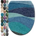Produktbild: SANILO® WC-Sitz mit Absenkautomatik und Schnellverschluss Marin, Toilettendeckel direkt vom Hersteller, Klodeckel, Klobrille, WC Deckel, WC Brille