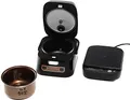 Produktbild: Woozoo, 2-in-1 Induktion Reiskocher mit Kochplatte, 800W, 8 Kochmodi, Hilfsfunktion Wassermessung, Kalorienberechnung, Für Reis und Getreide - Rice Cooker RC-ID31 - Schwarz