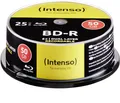 Produktbild: 100 Intenso Rohlinge Blu-ray BD-R Dual Layer 50GB 6x Spindel
