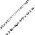 Produktbild: trendor Königskette Silber 925 Halskette Stärke 3,2 mm zeitloser Halsschmuck für Damen und Herren, Halskette aus Echtsilber, Geschenkidee 75144-50 50 cm