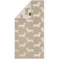 Produktbild: Cawoe Duschtuch We love dogs, Natur, Beige, Textil, Hund, 80x150 cm, Textiles Vertrauen - Oeko-Tex®, Made in Germany, Oeko-Tex® Standard 100, saugfähig, Aufhängeschlaufe, strapazierfähig, durchgefärbt, Badtextilien, Duschtücher