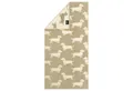 Produktbild: Cawö Duschtücher WE LOVE DOGS, 80 x 150 cm, Beige, Braun, Baumwolle (1-St), Made in Germany, mit Öse zum Aufhängen, 500 g / m²