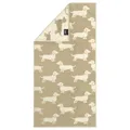 Produktbild: Cawö WE LOVE DOGS Duschtuch Dackel Beige Braun Baumwolle 80 x 150 cm