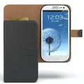 Produktbild: Tasche für Samsung Galaxy S3 Handytasche Schutzhülle Hülle Klapp Case Schwarz