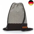 Produktbild: By-Bers LEON Tasche Turnbeutel Rucksack Sportbeutel Gym Bag Gymsack Hipster