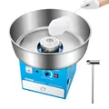 Produktbild: VEVOR elektrische Zuckerwattemaschine kommerzielle Zuckerwattegeräte (1000 W) mit 52 cm Edelstahlschüssel & Zuckerschaufel & Schublade, perfekt für Kindergeburtstage Familienfeiern Partys Blau