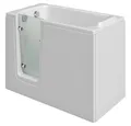 Produktbild: HAK Badewanne DEEP, Sitzbadewanne mit Tür, 121 x65cm, links