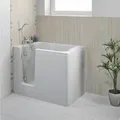 Produktbild: DEEP Sitzwanne mit Tür/Seniorenwanne 121x65cm  Ausführung Links