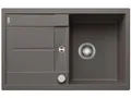 Produktbild: BLANCO METRA 45 S | Granitspüle aus SILGRANIT vulkangrau | Einbauart: Einbau von Oben | reversibel | für 45 cm breite Unterschränke | Großes Becken | Reinigungsfreundliche Öberfläche | [78x50x20 cm]