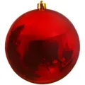 Produktbild: Bruchfeste Outdoor L Weihnachtskugel Christmas Red rot Ø 14 cm aus Kunststoff