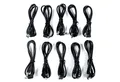 Produktbild: MUSIC STORE Musikinstrumentenpedal, (DC Kabel 10er Pack Anschlusskabel für Effektgeräte Gerader und Angewinkelter Hohlstecker 60 cm Lang, Effekte, Zubehör), DC Kabel, Effektgeräte Anschlusskabel, Hohlstecker 60 cm